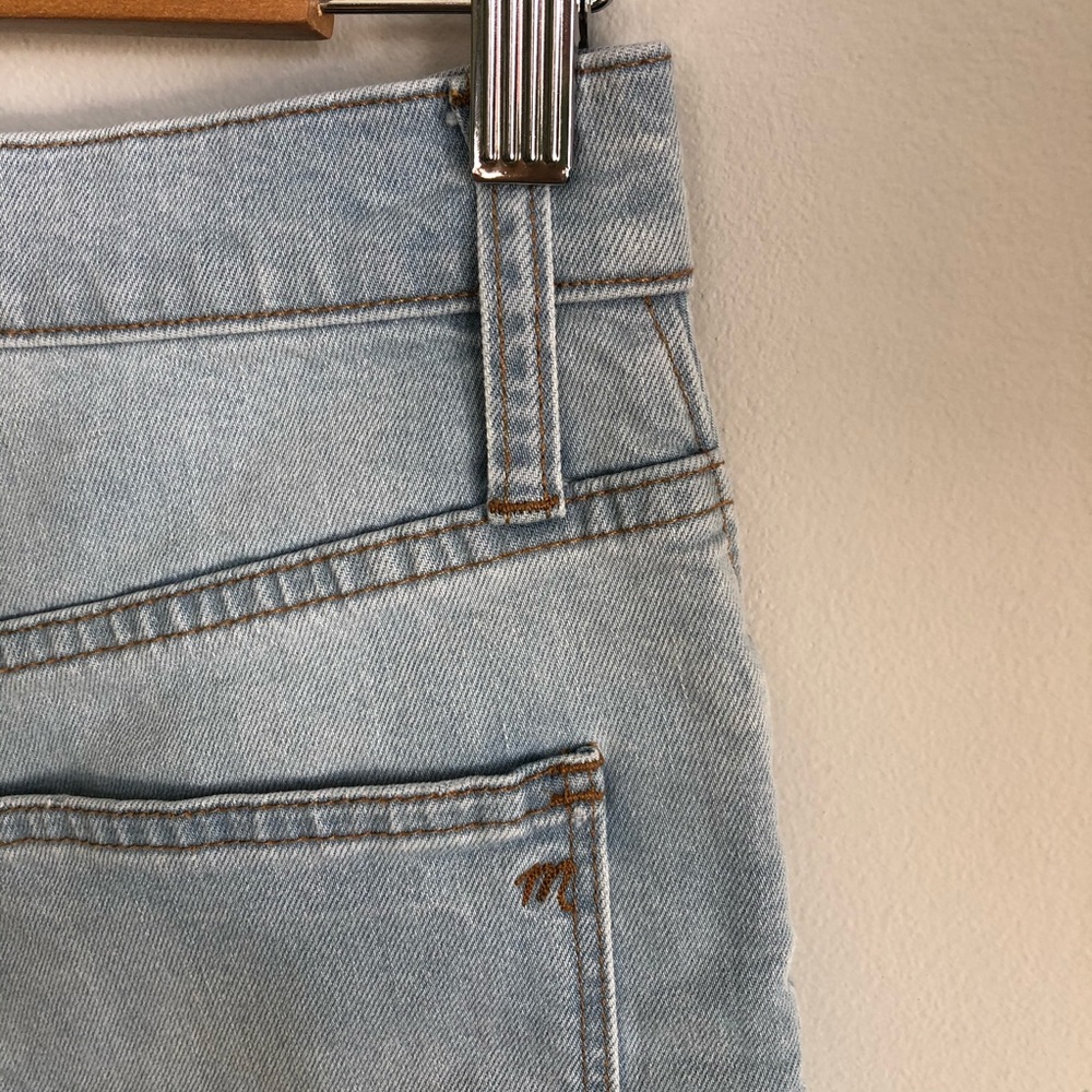 SOLD Madewell High Rise Denim Mid-Length Shorts - Picture 6 of 9
